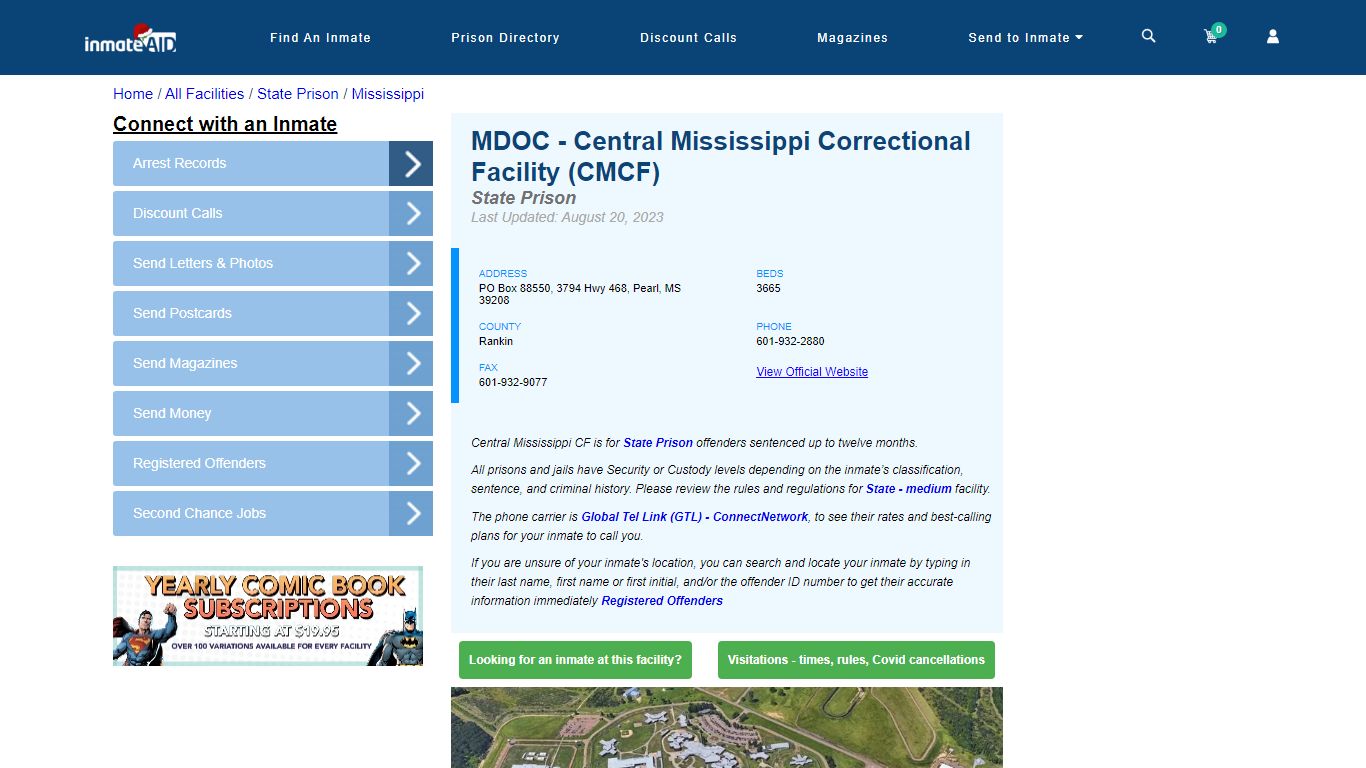 MDOC - Central Mississippi Correctional Facility (CMCF)